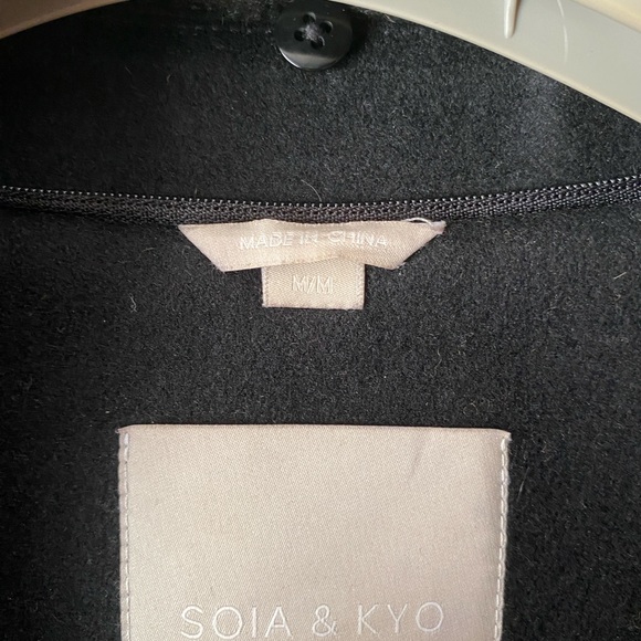 Soia & Kyo Gordon M winter pea coat black - Picture 8 of 13